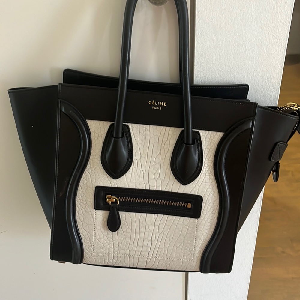 Celine two tone bag